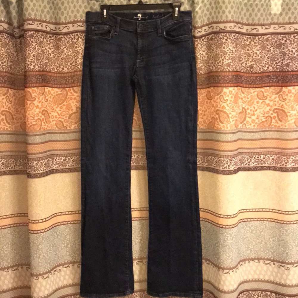 7 for all mankind indigo bootcut jeans Sz 31